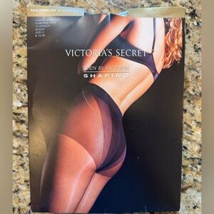 Victoria’s Secret Body By Victoria Maximum Shaping Contour Panty Hose black sz C